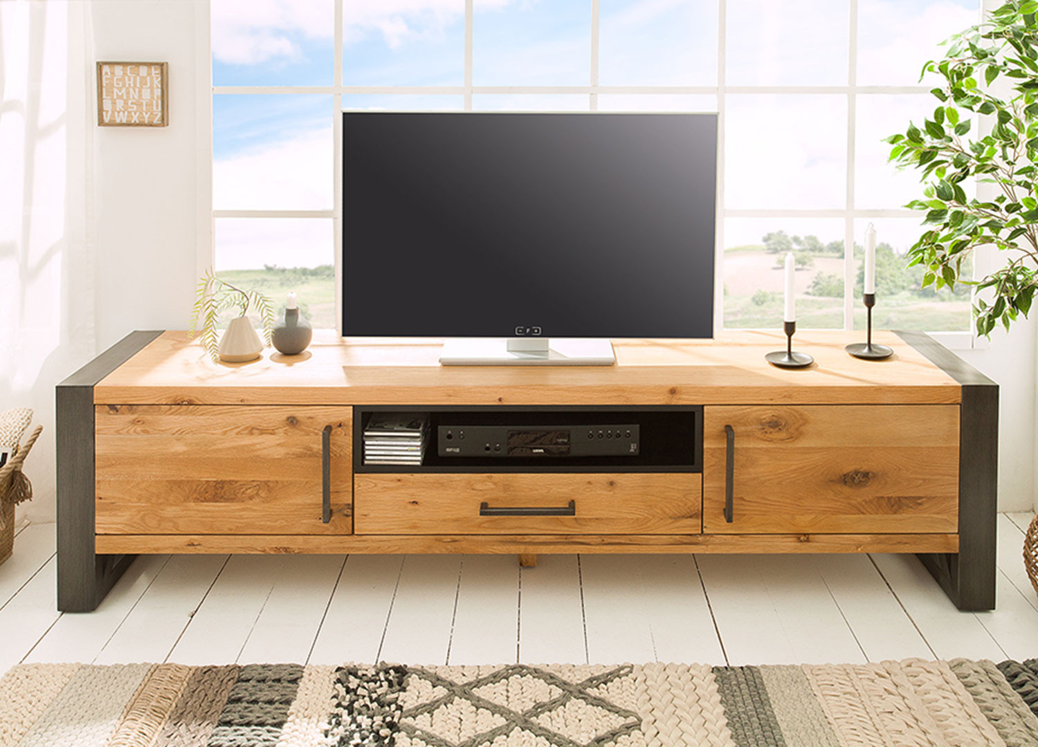 Meuble TV en bois / Meuble télé pour le salon