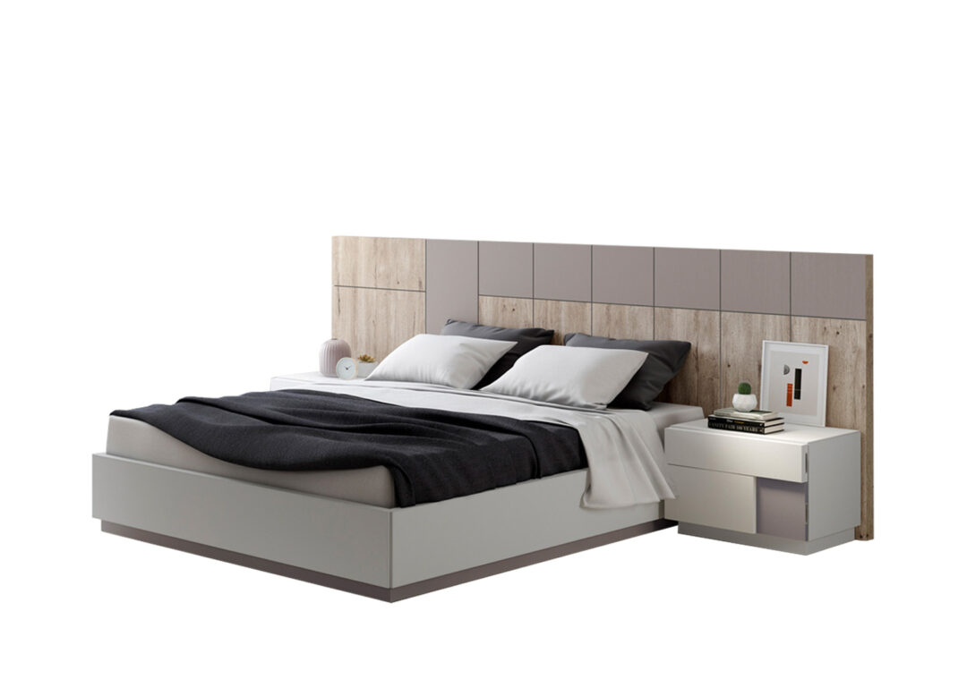 lit coffre design pour adulte avec chevets