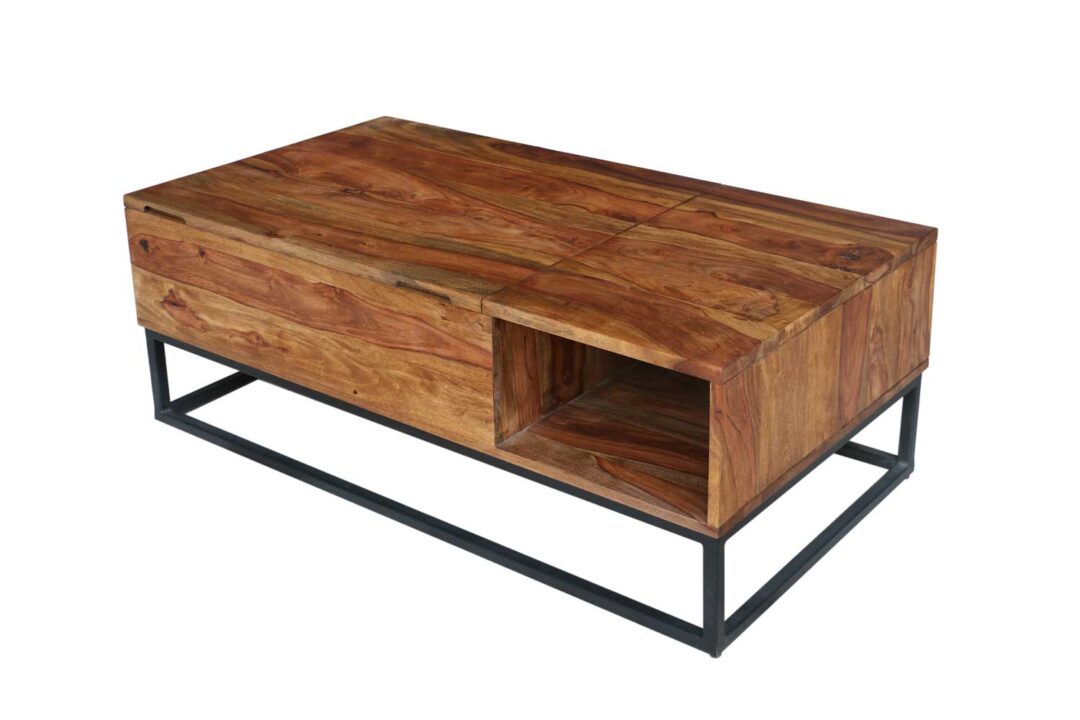 Table basse avec plateau relevable