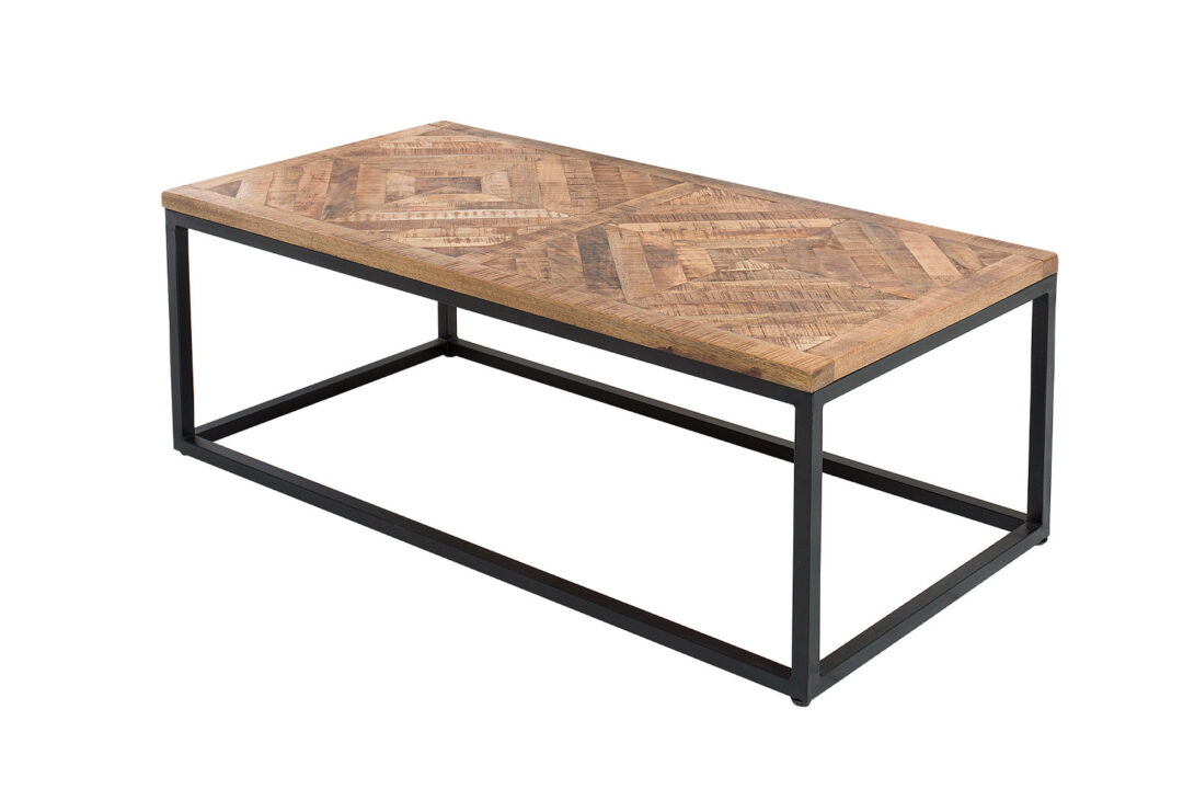 Table basse industrielle en bois