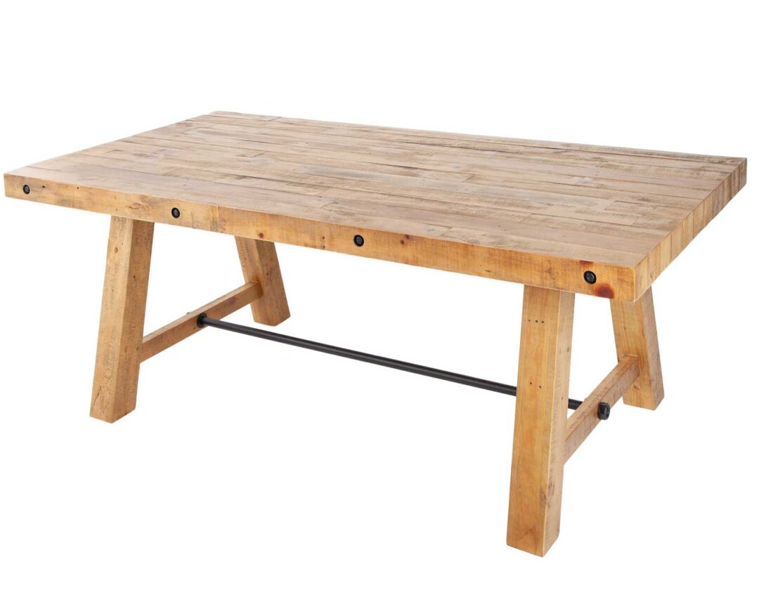 Table repas 200cm en bois de pin massif