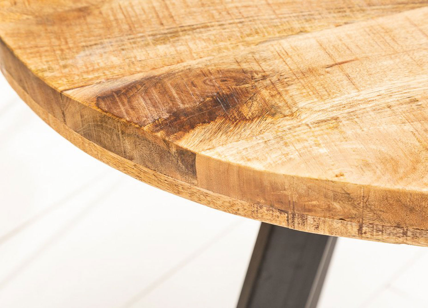 Table de cuisine ronde Reino / Petite table à manger / Table de cuisine en  bois massif / Table en bois rustique / Table à manger vintage -  Canada