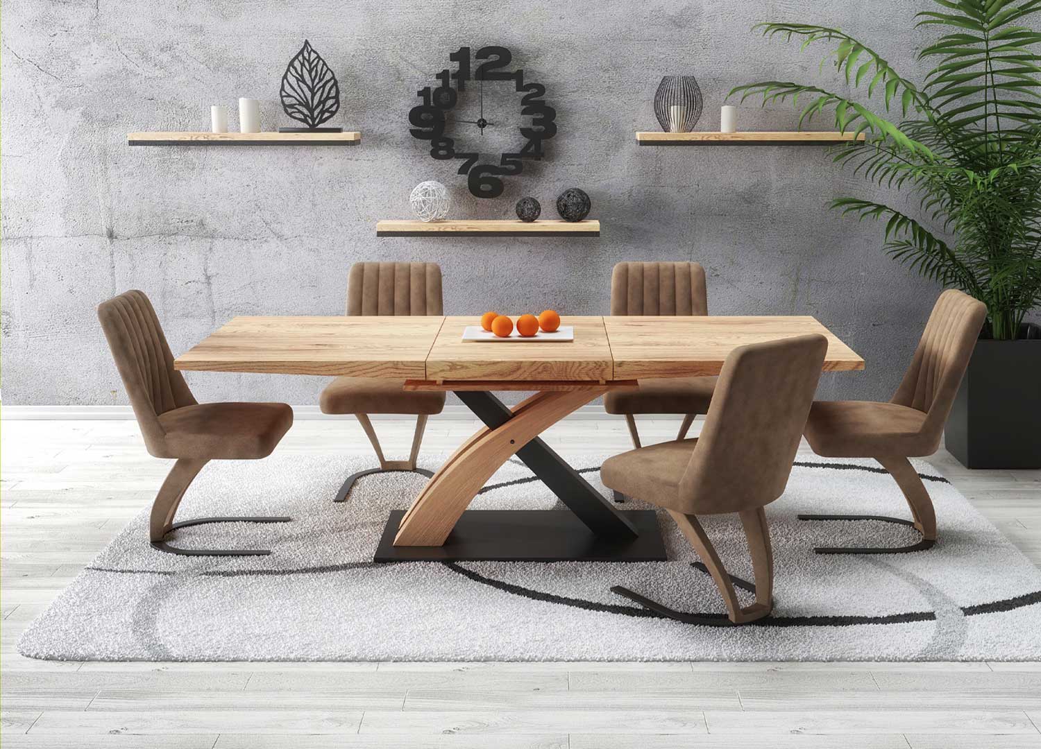 Table extensible en bois / Table a manger