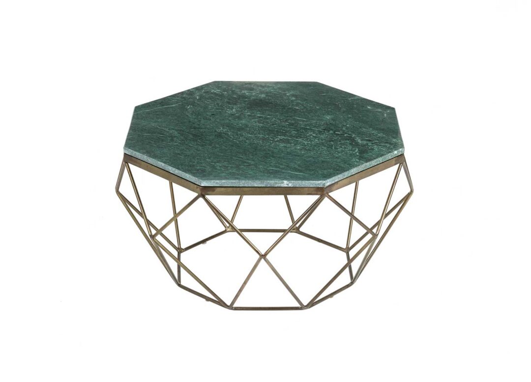 Table basse en marbre vert