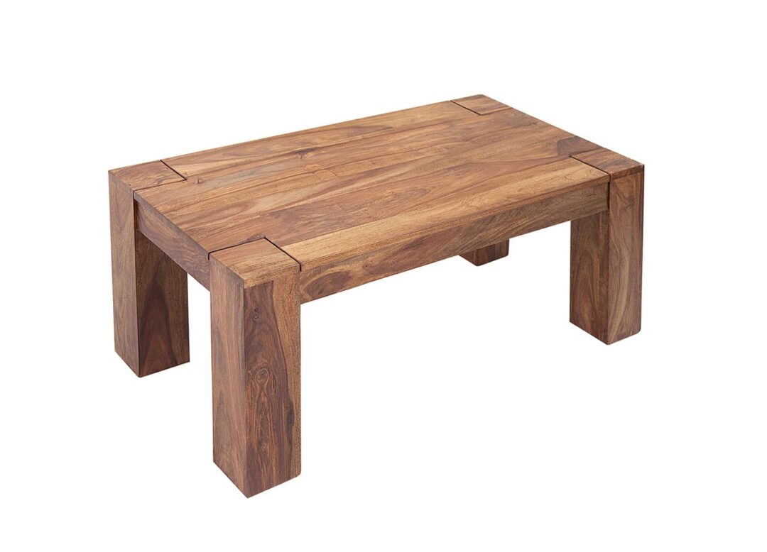 table basse 100 cm en bois de sesham