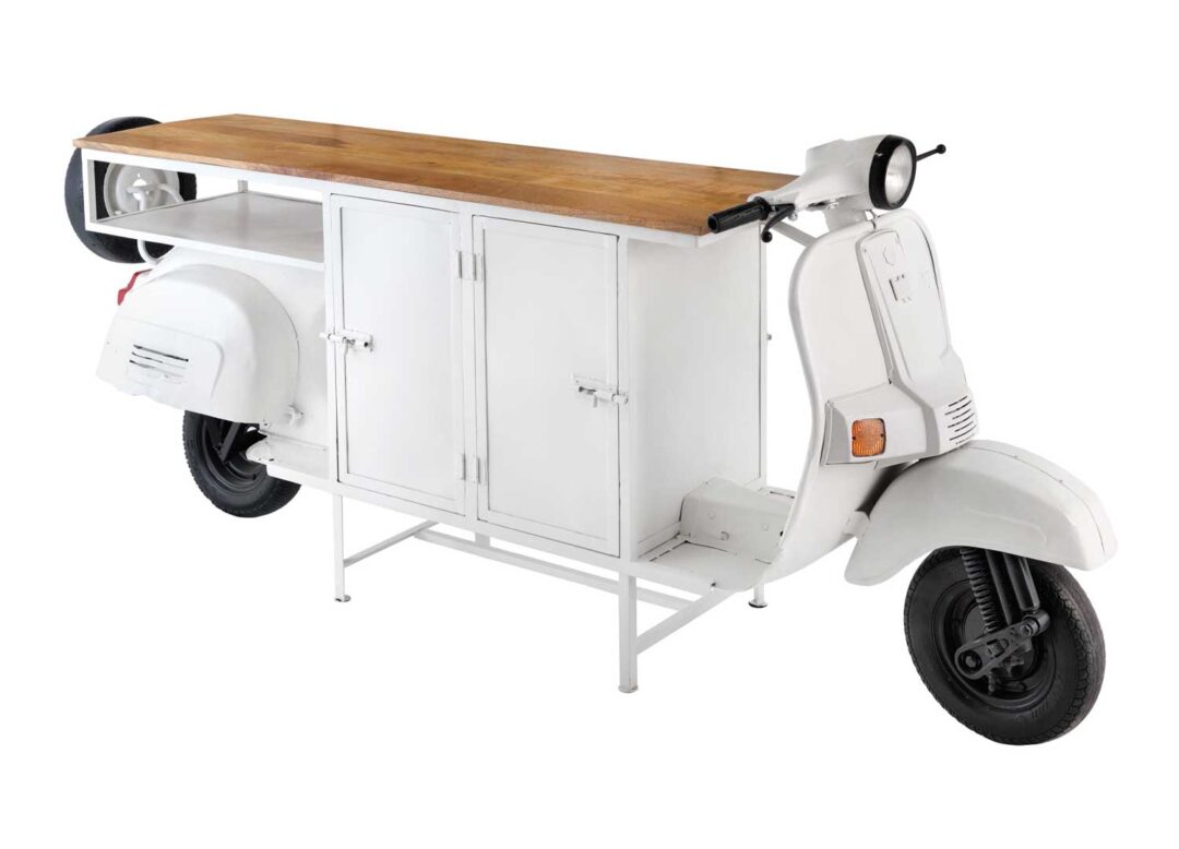 Bar scooter blanc design