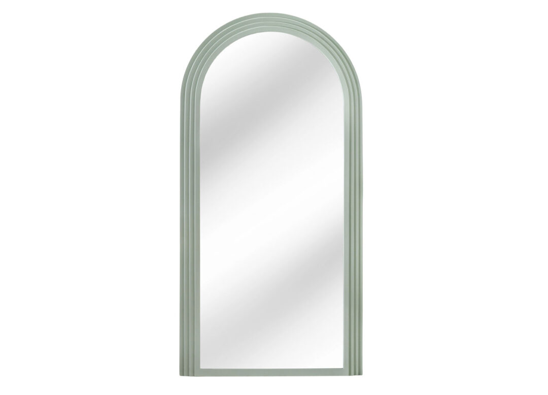 Miroir vert sauge moderne