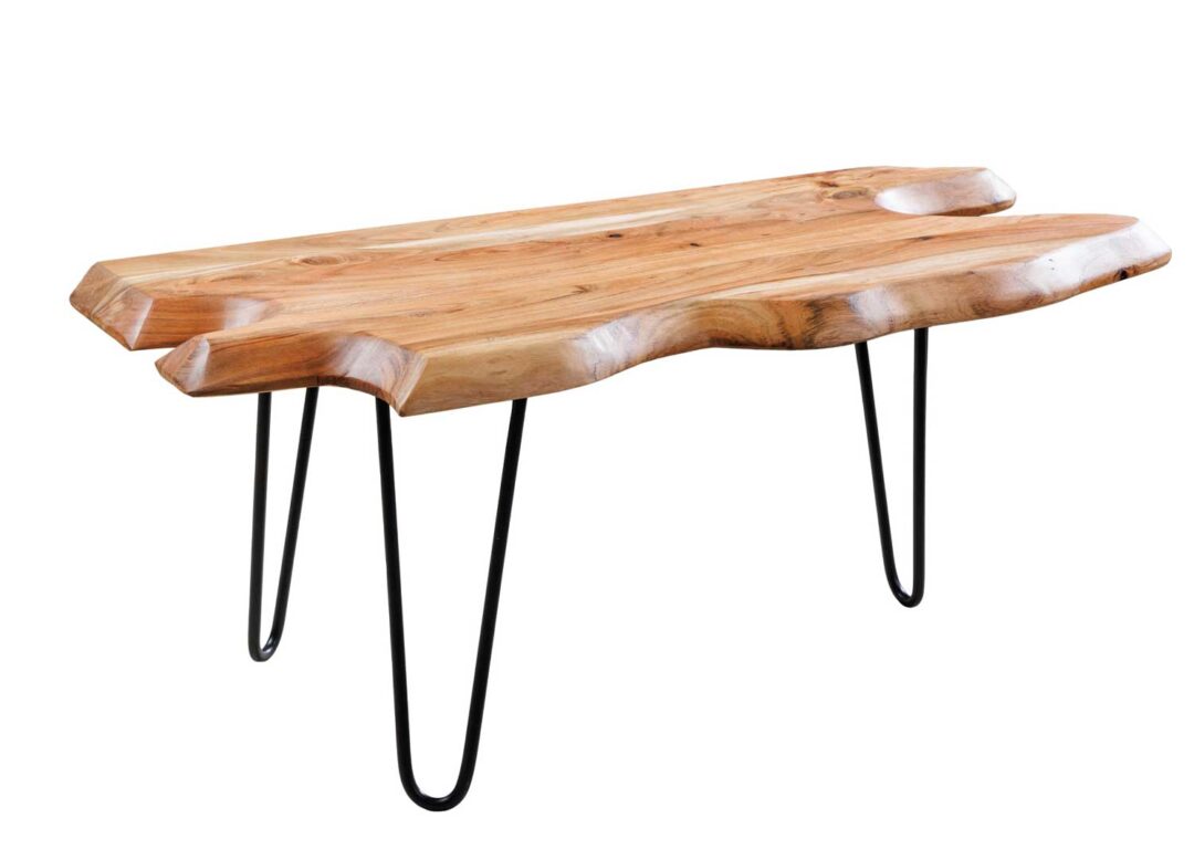 Table basse en bois massif d'acacia