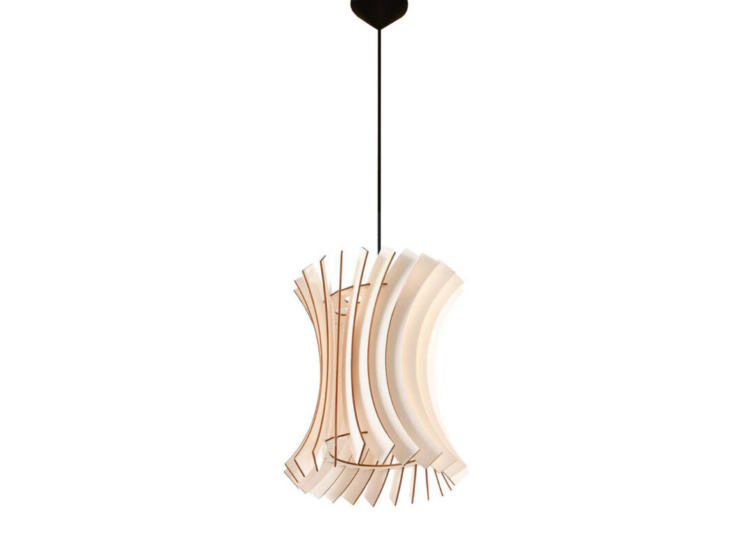 Luminaire en bois naturel design