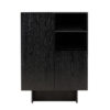 Buffet haut aspect bois noir