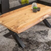 Table basse 110 cm bois d'acacia massif