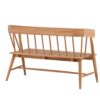 Banc de jardin en bois massif d'acacia avec dossier